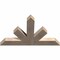 Ekena Millwork Saratoga Smooth Timber Gable Bracket, Douglas Fir, 48"W x 30"H x 3 1/2"D x 5 1/2"F, 15/12 Pitch GBW048X30X0406SAR00SDF - alternate 4